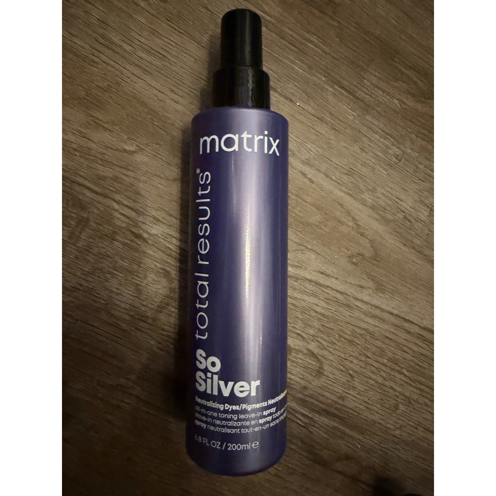 Matrix Total Results So Silver Toning Leave-In Spray Neutralizing hair care tone